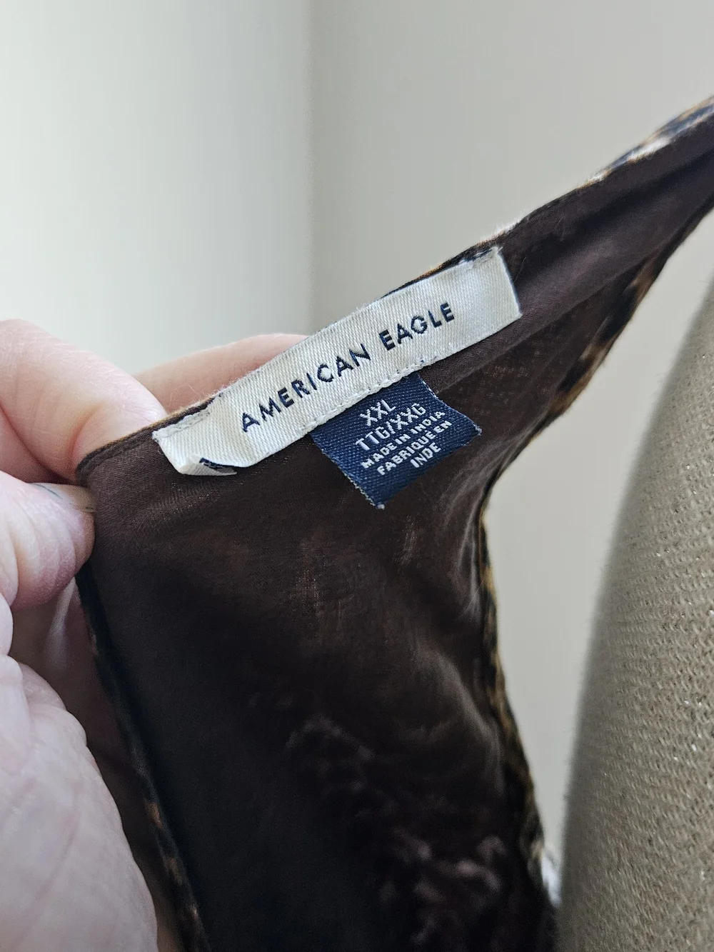 American Eagle Outfitters Leopard Print Romper - Brown & Black - Picture 5 of 7
